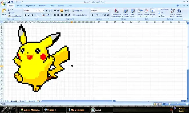 Pikachu Excel