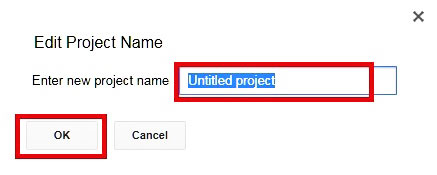 Rename The Project