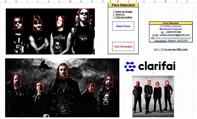 Face Detection In Excel